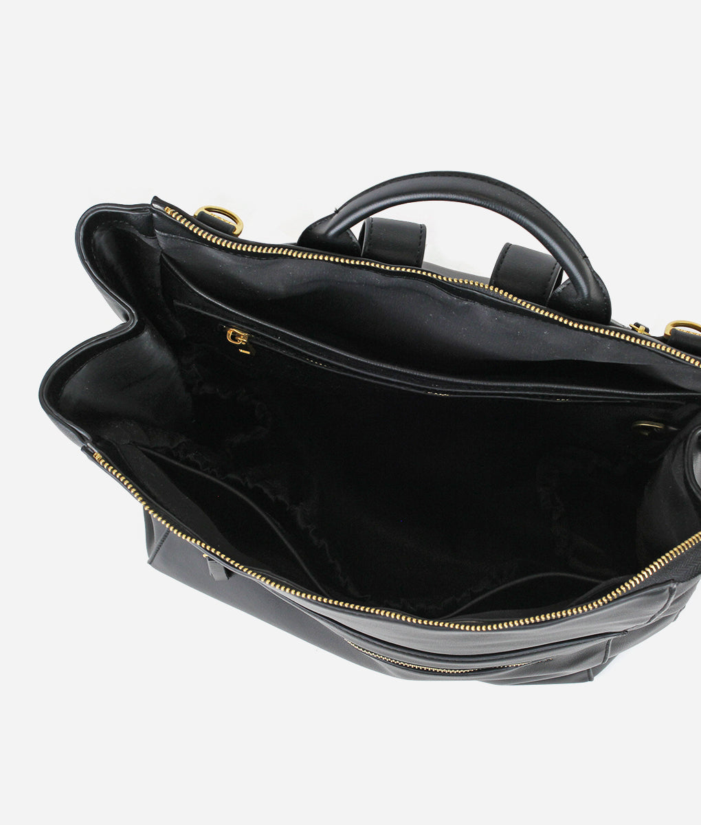 The Square Diaper Bag – Black